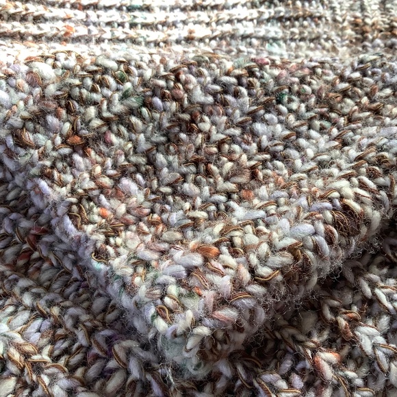 Rag & Bone Wool Blend Marled Funnel Neck Sweater Multicolor SZ L - Picture 9 of 16